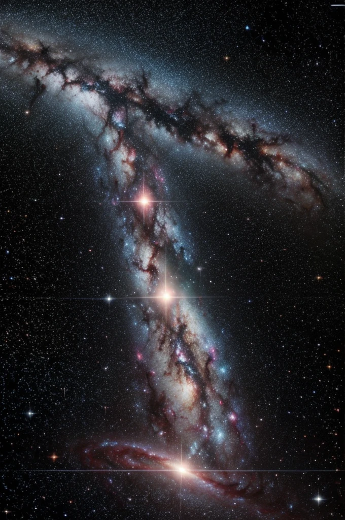 9 galaxies with 3 arranged in a triangle above 4 forming a rectangle and 2 parallel to one side of triangle . all must have space between them