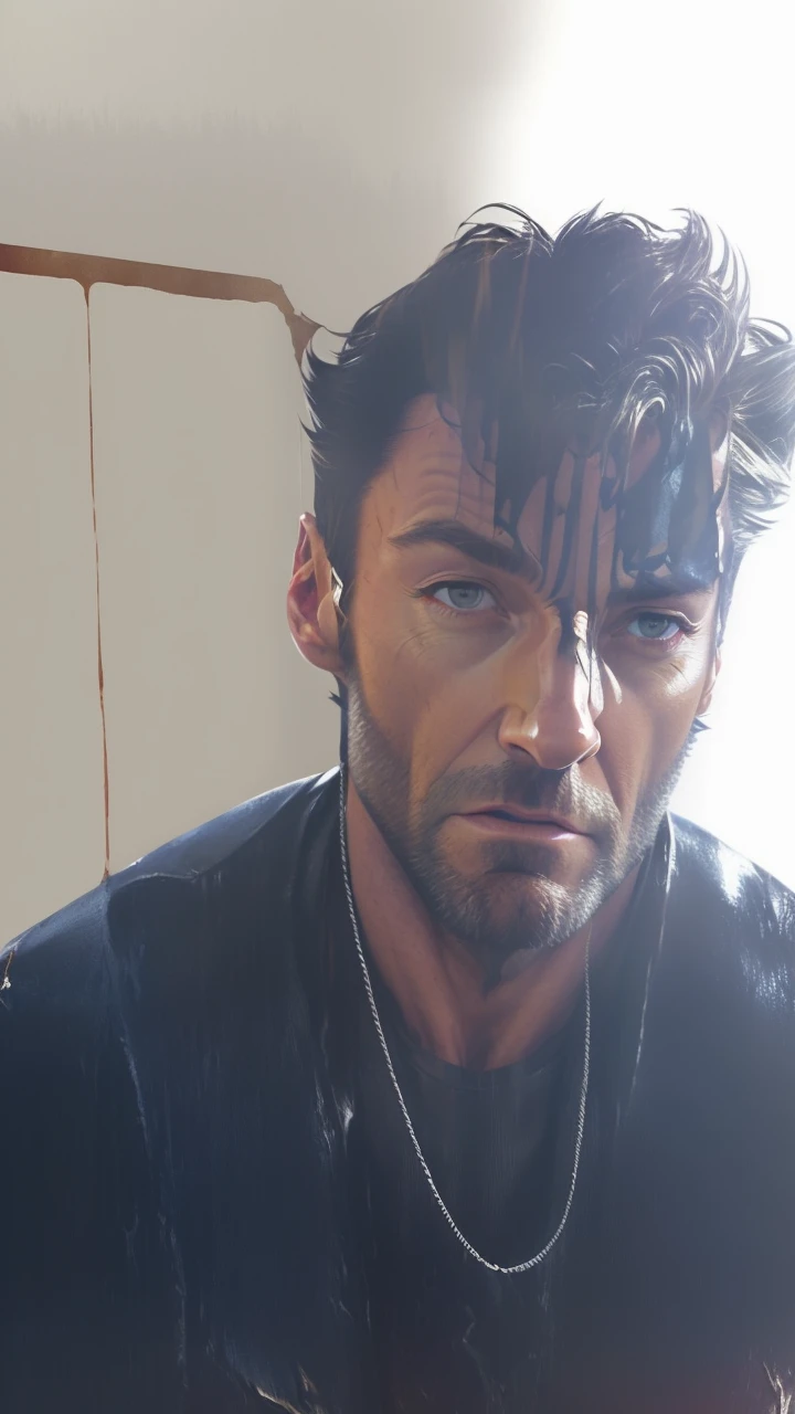 Hugh Jackman as wolverine, vhs effect, (poster:1.6), poster on wall, nostalgia, movie poster, portrait, close up
(skin texture), intricately detailed, fine details, hyperdetailed, raytracing, subsurface scattering, diffused soft lighting, shallow depth of field, by (Oliver Wetter)