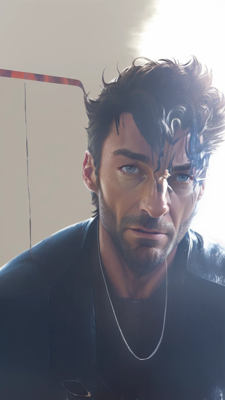 Hugh Jackman as wolverine, vhs effect, (poster:1.6), poster on wall, nostalgia, movie poster, portrait, close up
(skin texture), intricately detailed, fine details, hyperdetailed, raytracing, subsurface scattering, diffused soft lighting, shallow depth of field, by (Oliver Wetter)