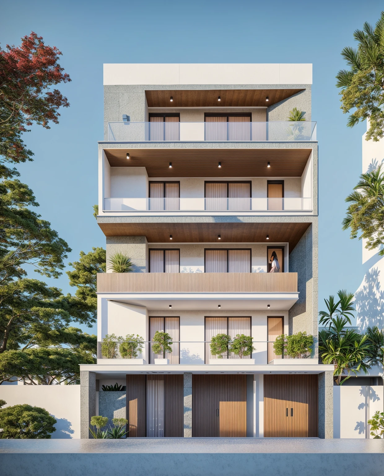 PLATEFORME KTHOUSE, Beaucoup de belles fleurs rouges le long de la route:1.3, Romantique, 1 maison de style néoclassique, La maison de ville est faite de murs blancs, Belle lumière, journée de beauté, ensoleillé, Beaucoup de bougainvilliers rouges le long de la route:1.3, belle sensation de jeunesse :1.2, soleil à midi, Très belles ombres, 