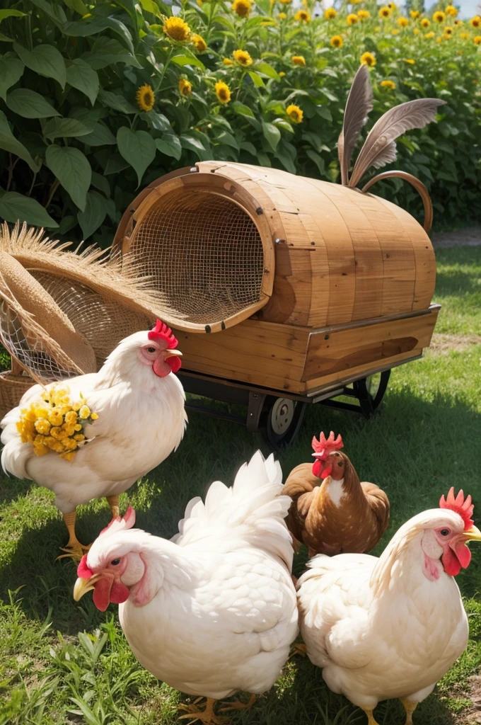 Chickens and bees