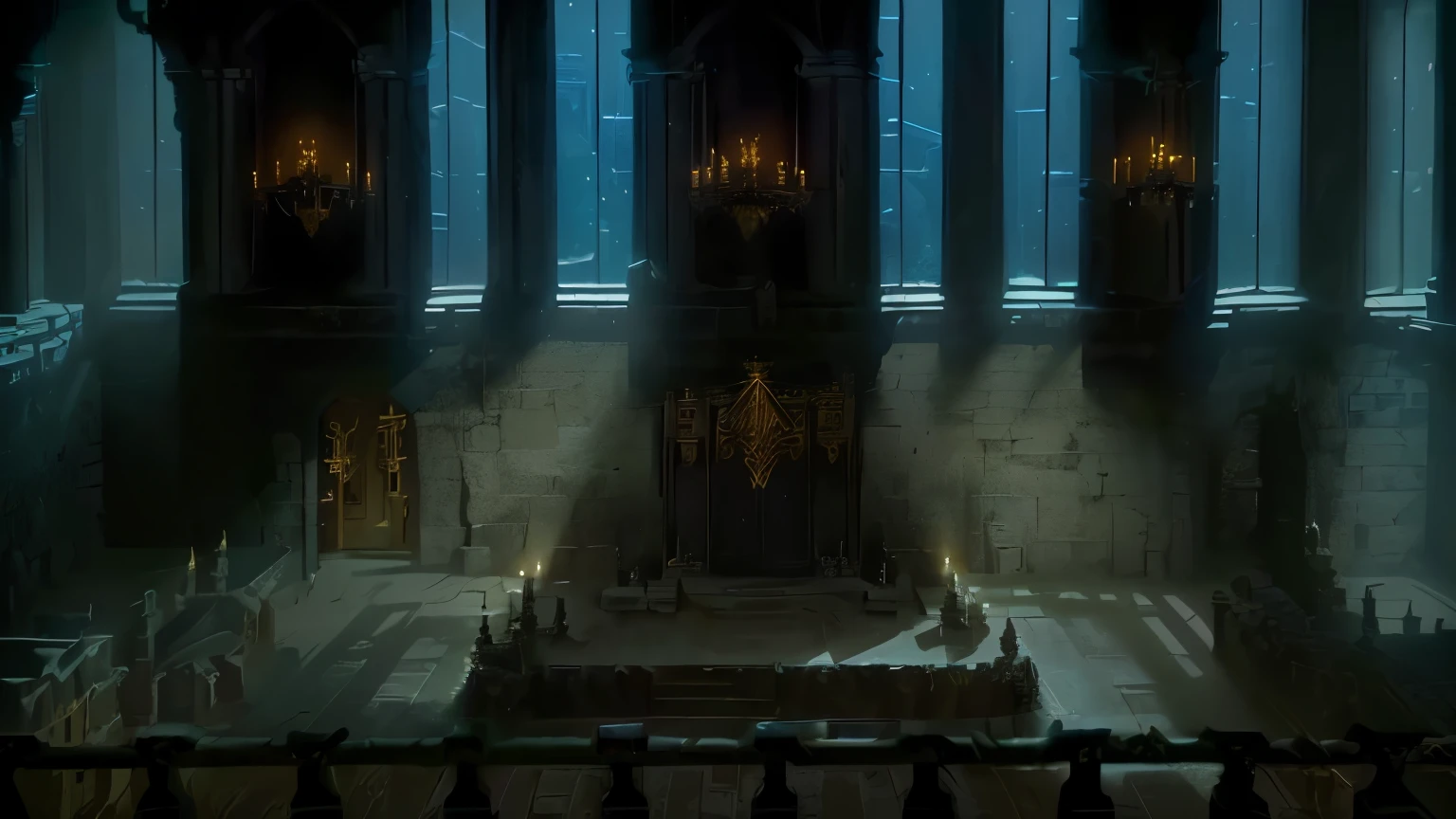 There is a room，There were a lot of windows and a lot of lights, Dungeon Background, in a Dungeon Background, Interior Background Art, rustic The Golden Throne Room, dark Castle Background, odin's stone Arena Background, shadowy Castle Background, Palace Background, Arena Background, Kingdom of Light Background, Castle Background, The Golden Throne Room, The Outlaw&#39;s Lair, decadent The Golden Throne Room, Gothic mansion room