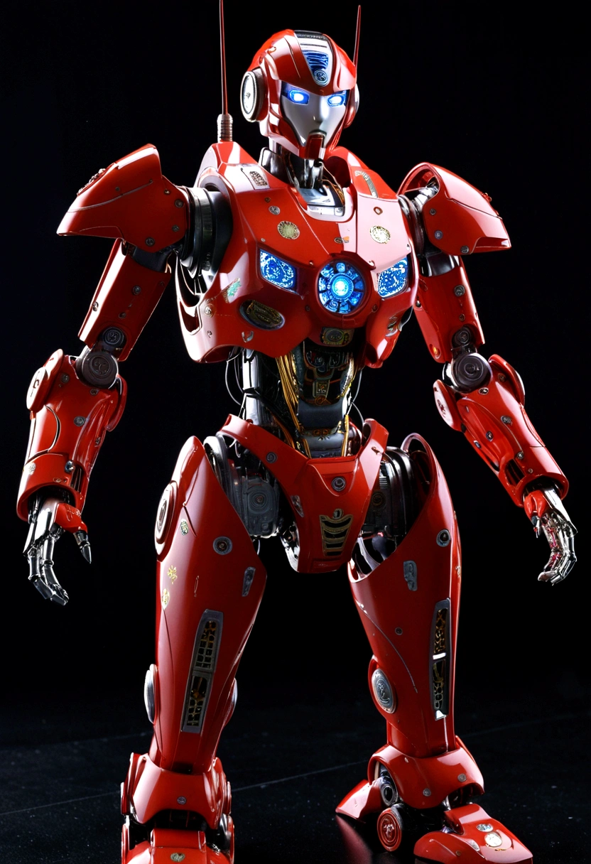 Chinese battle robot wearing cheongsam
