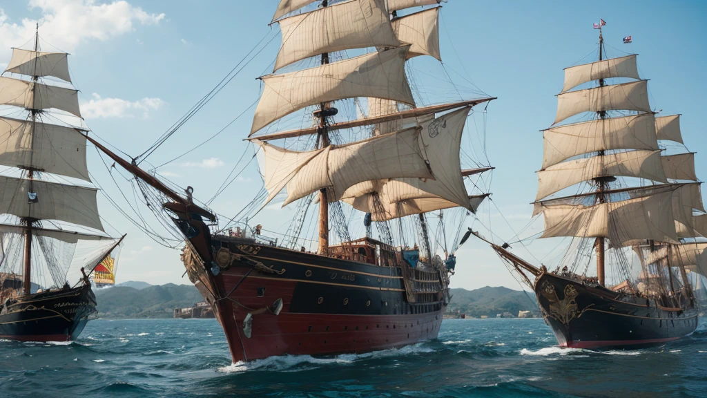 Girl on a Galleon