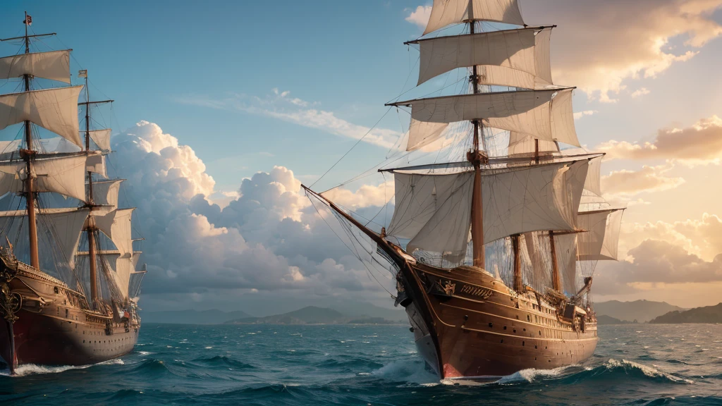 Girl on a Galleon