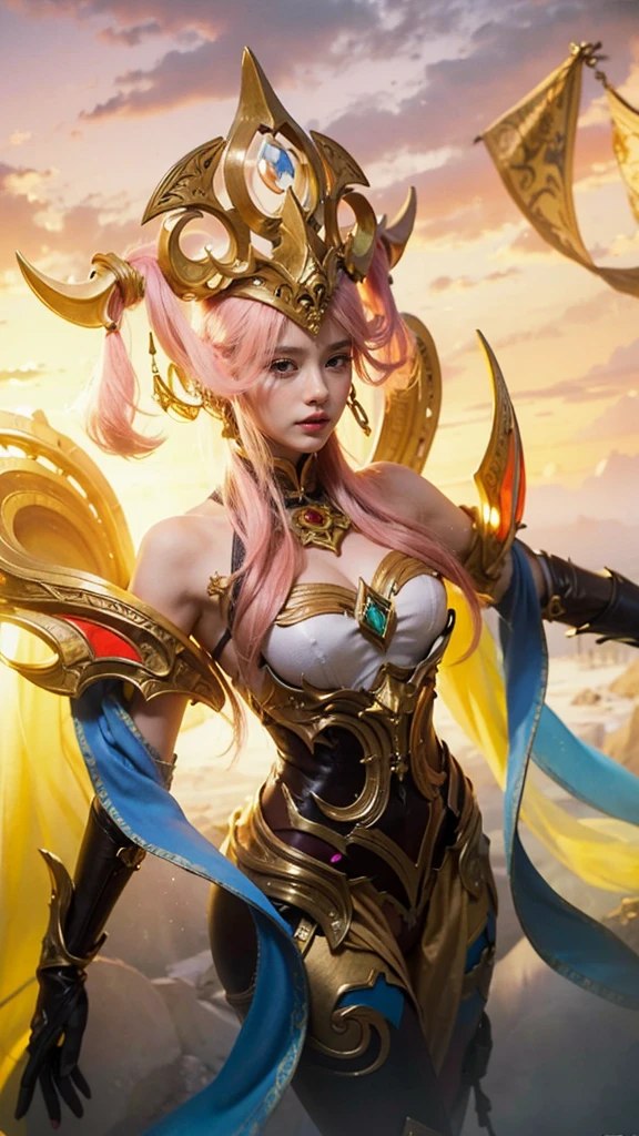 a close up of a 4 girls ,pink hair , big booobs , shadowbringers cinematic, 4 k detail fantasy, a beautiful fantasy empress, game cg, xianxia fantasy, xianxia hero, 2. 5 d cgi anime fantasy artwork, cinematic goddess close shot, ruan jia and artgerm, wow 4 k detail fantasy, hyper-detailed fantasy character, high definition, hyper- detailed,perfect, fantastic, detailed facial and body skin texture, detailed vagina (pussy), detailed eyes .