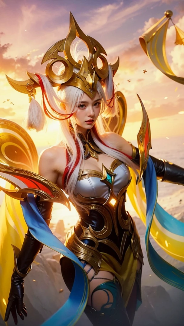 a close up of a 4 girls , white red hair , big booobs , shadowbringers cinematic, 4 k detail fantasy, a beautiful fantasy empress, game cg, xianxia fantasy, xianxia hero, 2. 5 d cgi anime fantasy artwork, cinematic goddess close shot, ruan jia and artgerm, wow 4 k detail fantasy, hyper-detailed fantasy character, high definition, hyper- detailed,perfect, fantastic, detailed facial and body skin texture, detailed vagina (pussy), detailed eyes .