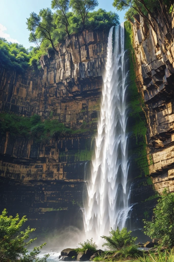 Coming out beautiful bible waterfall 