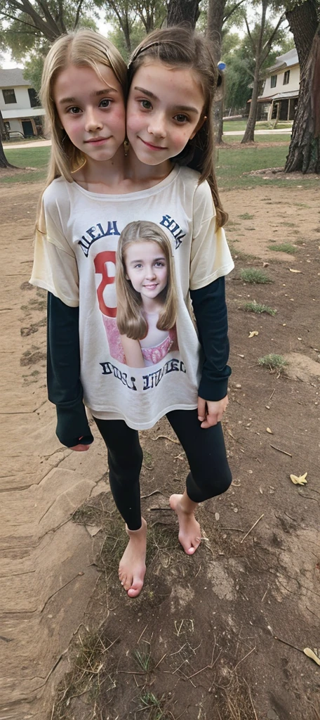 create a t shirt mock up, of a average looking 3 young european female kid with blond hair wearing a black t shirt in a boho styled childrens room, sitting on the floor and playing, make it look like a real human creases in the face, no filters, all natural looking human skin