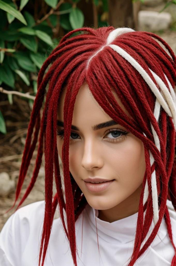 Petus with red and white roots