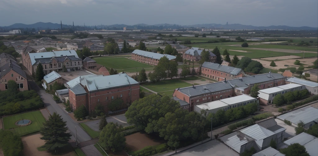There is a large boarding school and it is also a reformatory.