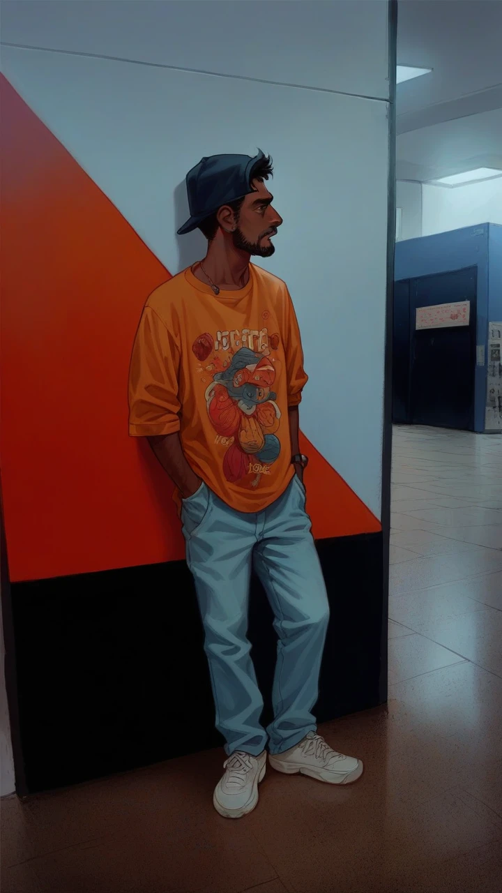 Convert the following imqge to a pop art with glitches and lsd effects