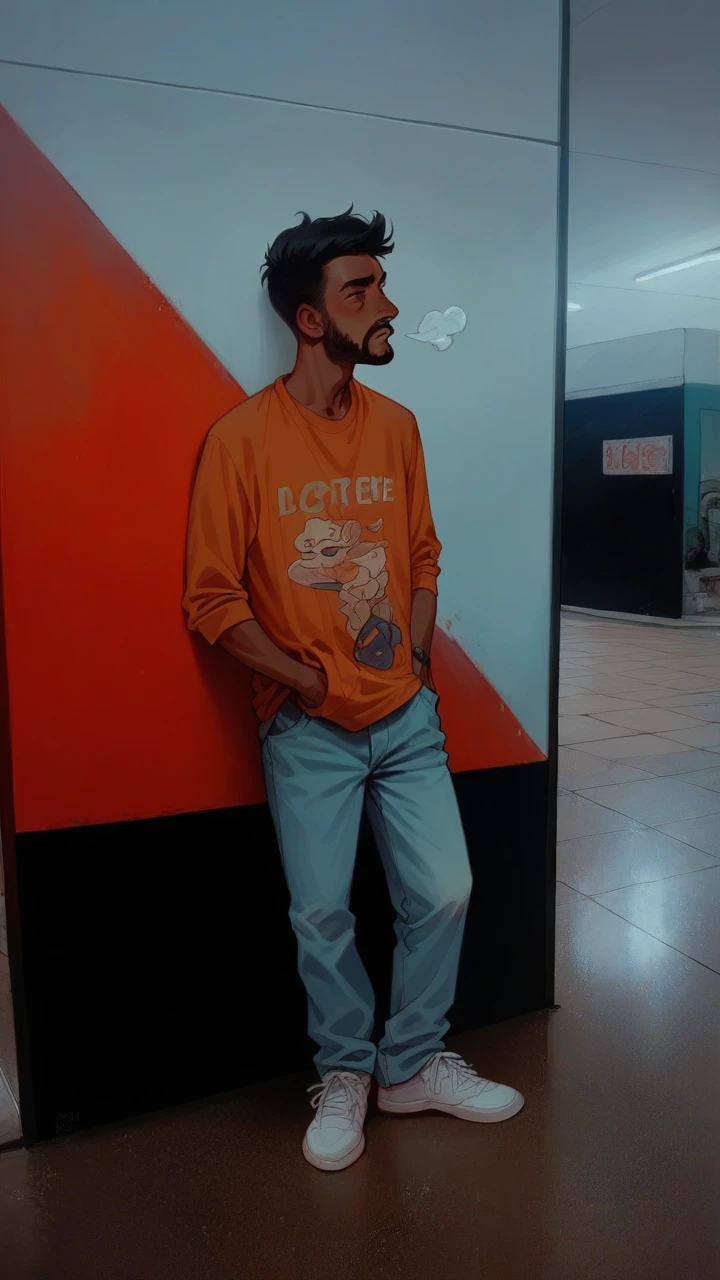 Convert the following imqge to a pop art with glitches and lsd effects