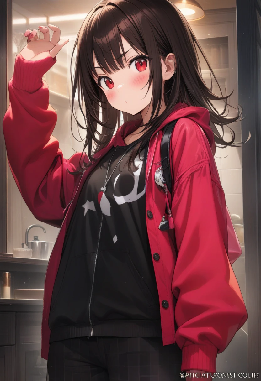 1girl, yabuki_kentarou, solo, (masterpiece), (best quality, official art)