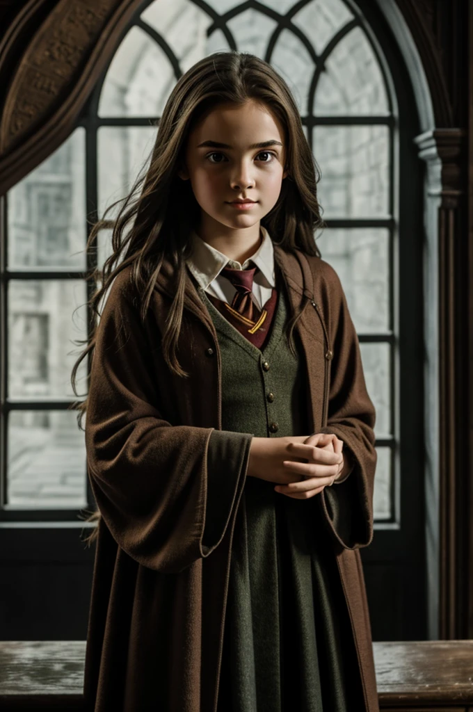 Image of a girl in Harry Potter style