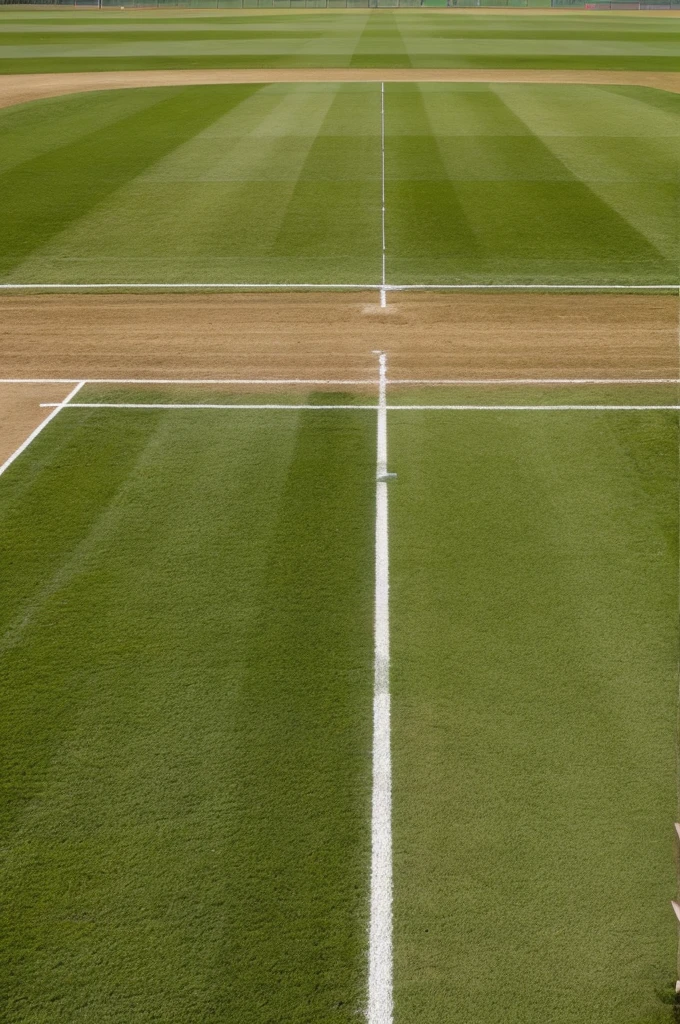 A cricket pitch 
