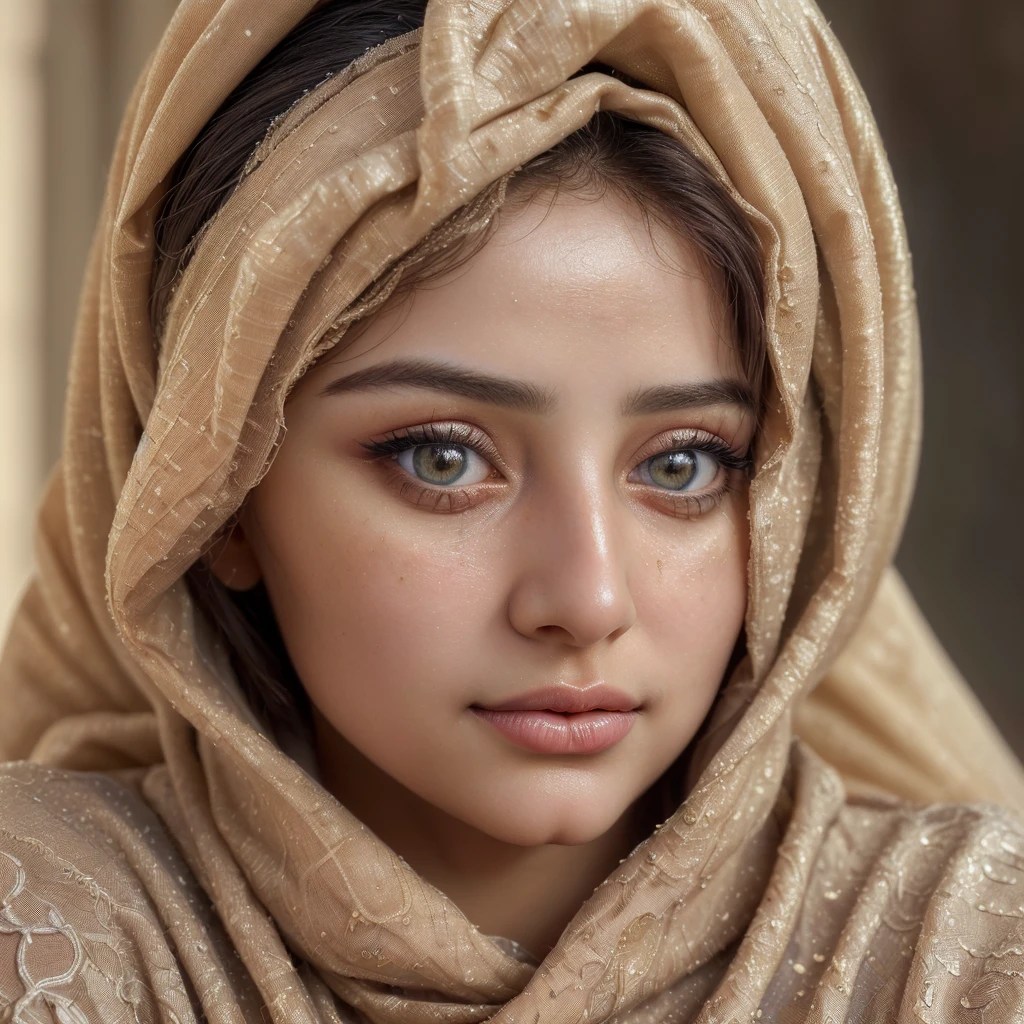 (best quality,4k,8k,highres, masterpiece: 1.2 ultra-details,(realistic,Photorealistic, photo-realistic:1.37), stunning, vibrant colours, Syrian young girl, beautiful detailed eyes, beautiful detailed lips,longeyeleas, medium oil:painting, soft blending Techniques, warm and natural lighting, emotional expression, gentle smile, captivating gaze, delicate facial features, flowing hair, treditional Syrian clothing.