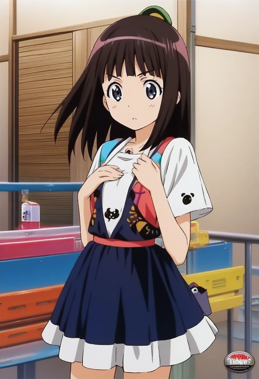 1girl, yabuki_kentarou, solo, official art