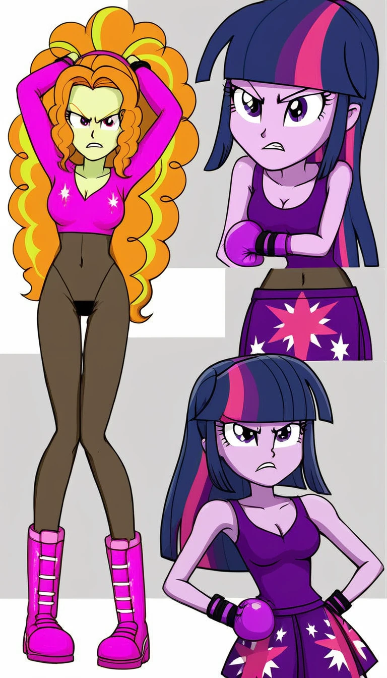 Eqg Twilight sparkle bodystocking boxing adagio . Angry