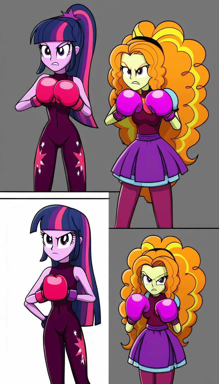 Eqg Twilight sparkle bodystocking  boxing  adagio . Angry