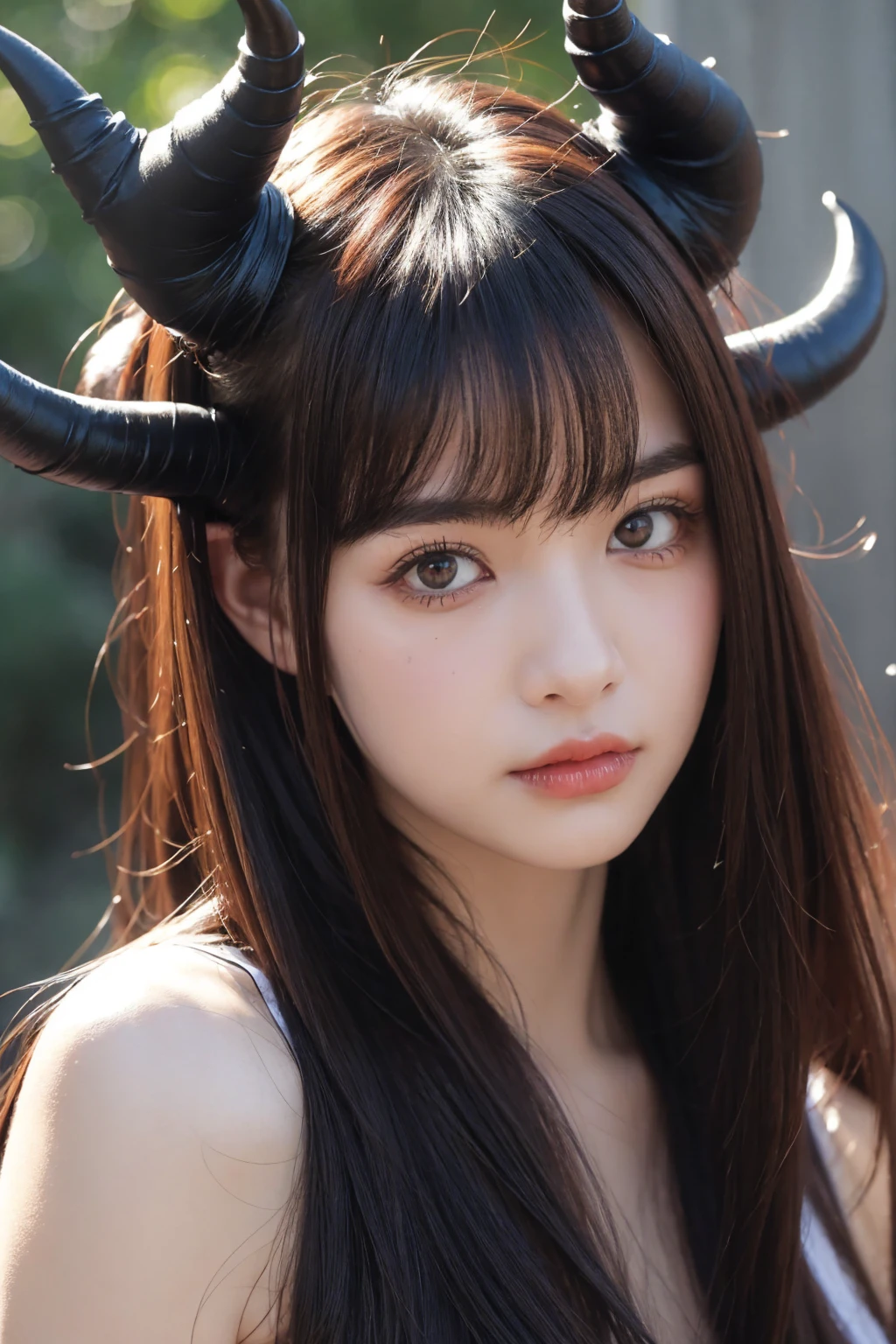 Demon-like horns、Suspicious world