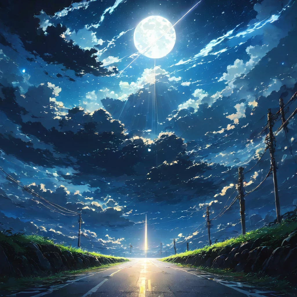 darkness, 暗darkness, Light, Ray, sky, Light line, God Secret的, god holy, hope, relief, road, future, cloud, Night Sky, Star, moon, silhouette, contrast, dramatic, Fantasy, Beauty, Sucked in, god々Shii, awe, God Secret,beautiful Anime Scenery, Landscape painting, Beautyデジタル絵画, andreas rocha, Beautyアートワークのイラスト, Wonderful Shii Wallpaper, Raymond Han, 背の高いBeauty絵画, Studio Greeble Makoto Shinkai, Beauty壁紙, Anime Scenery