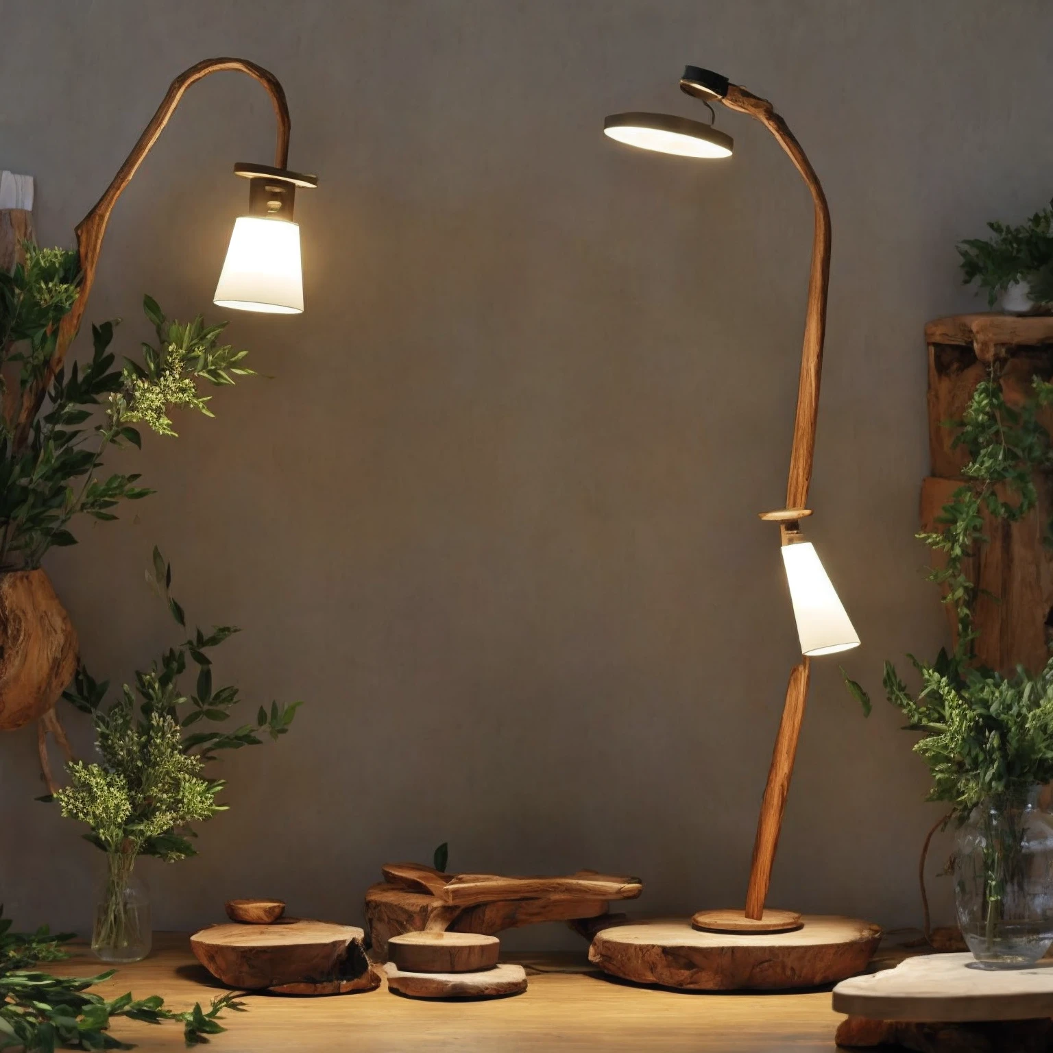 an all-in-one lamp, exquisite appearance, clean background, minimalism, industrial design, masterpiece, fresh and natural