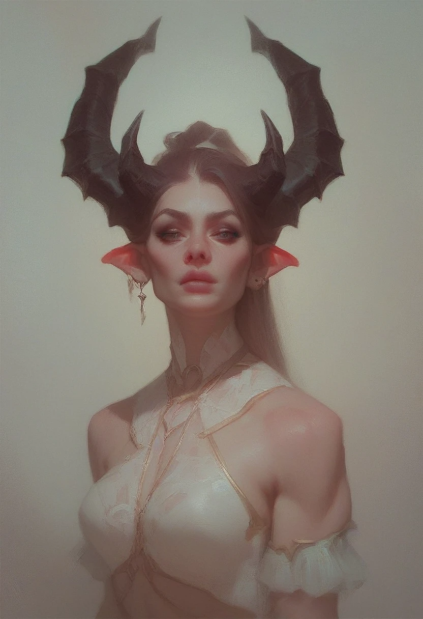 demon girl portrait