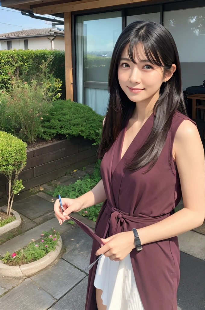 Make a picture of a Japanese mature woman