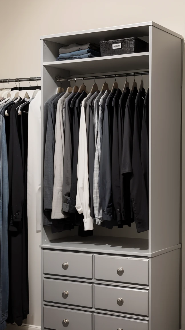 Wardrobe Room, Cool tone Grey