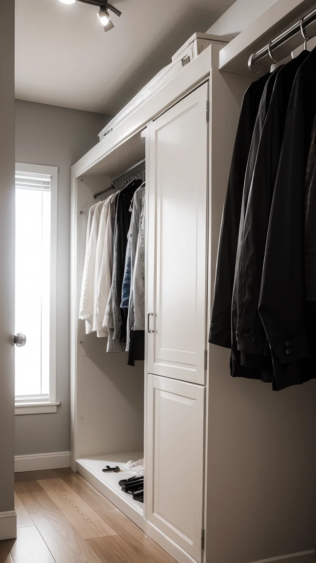 Wardrobe Room, Cool tone Grey