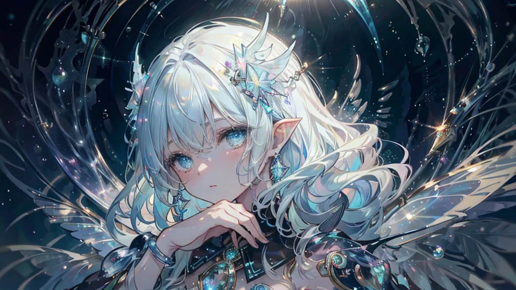 (High definition:1.2)、(Highest quality:1.2)、(8K:1.2)、Sharp focus、(Scattered beneath the surface:1.1)、Award-winning photo
(A glowing bioluminescent forest:1.2)、Adorable little fairy、Clear blue eyes、Mole under the eye、Plump and lustrous lips、Kiernan Shipka Mackenzie Foy、Barbara Palvin、Rainbow Fairy Wings
(Highly detailed background:1.2)、(Magical fantasy:1.0)、(Knolling Case:1.1)、(Dreamy Art:1.1)、Dramatic lighting、Greg Lutkowski Alphonse Mucha Ropp