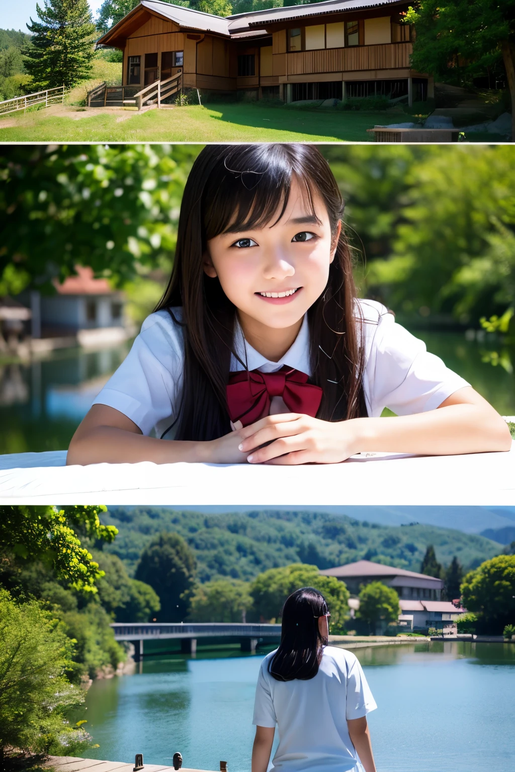 Junior high school student boobs Photoshop image