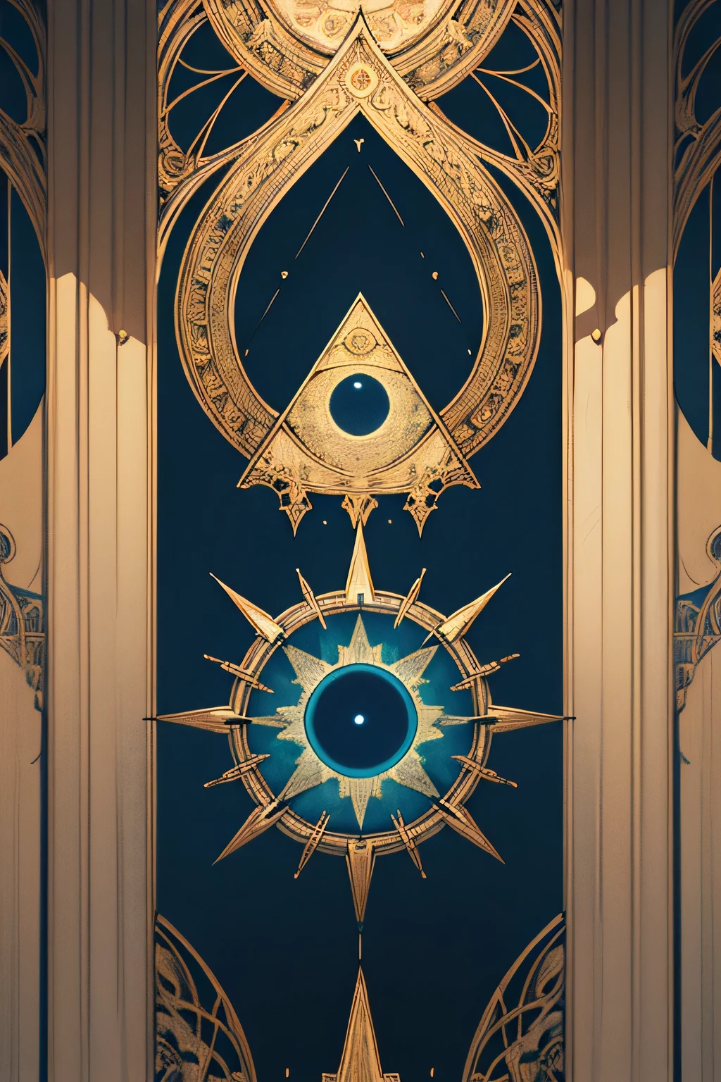 Third eye, lightning, kundalini, magnetic, illusion, wallpaper, background, royal colors, scenery, numbers, latin, patterns