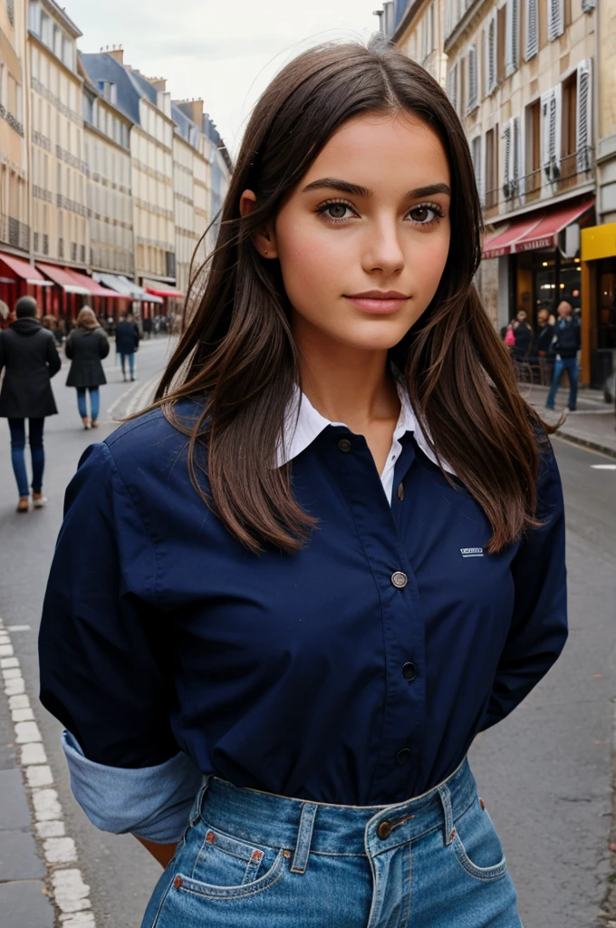 A girl in France