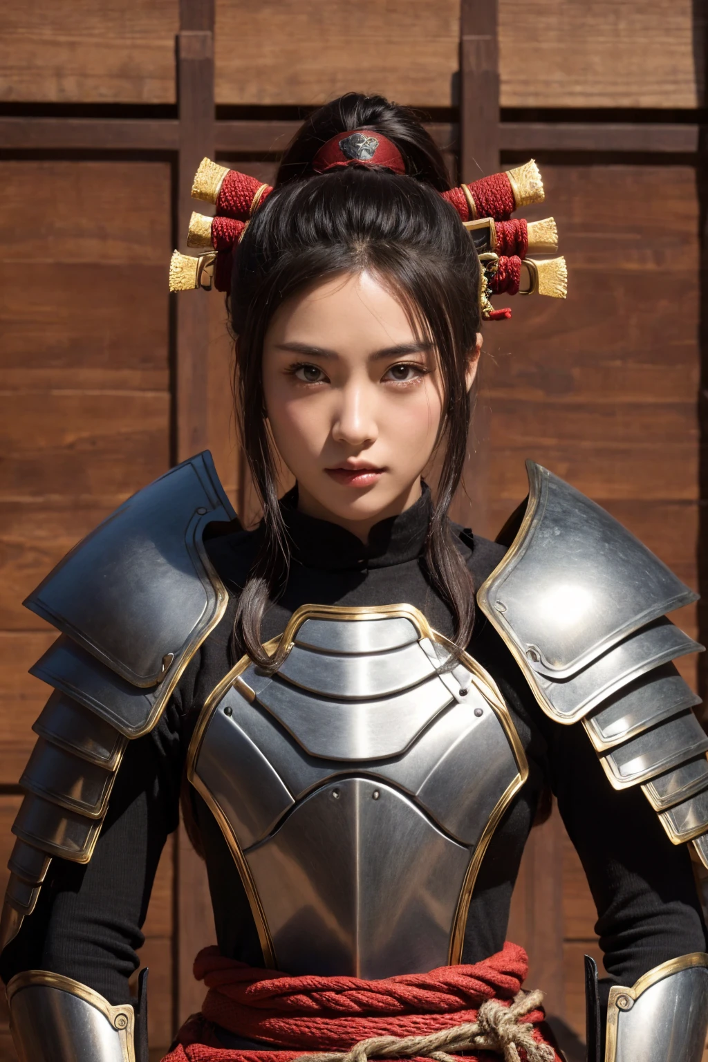 warrior、samurai、knife、armor、Sengoku Warlords、Beautiful woman