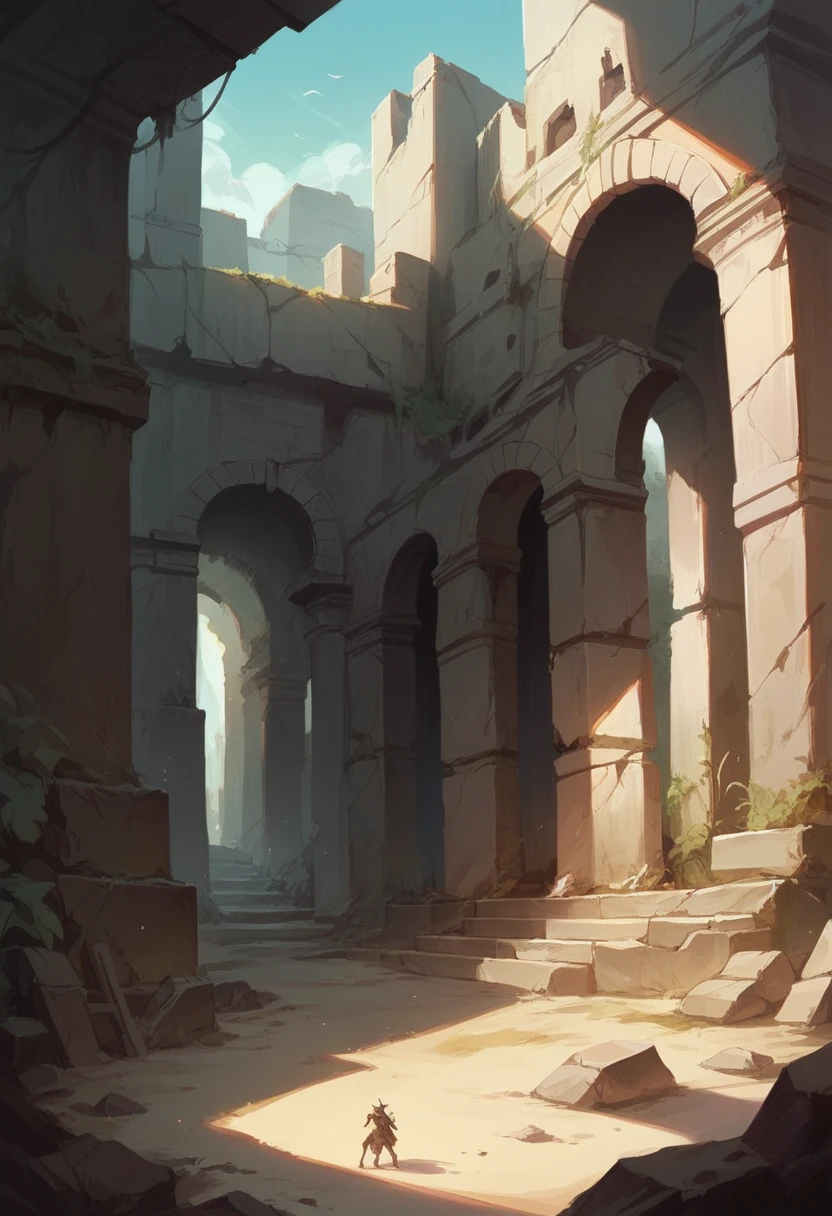 Land of Sand、ruins