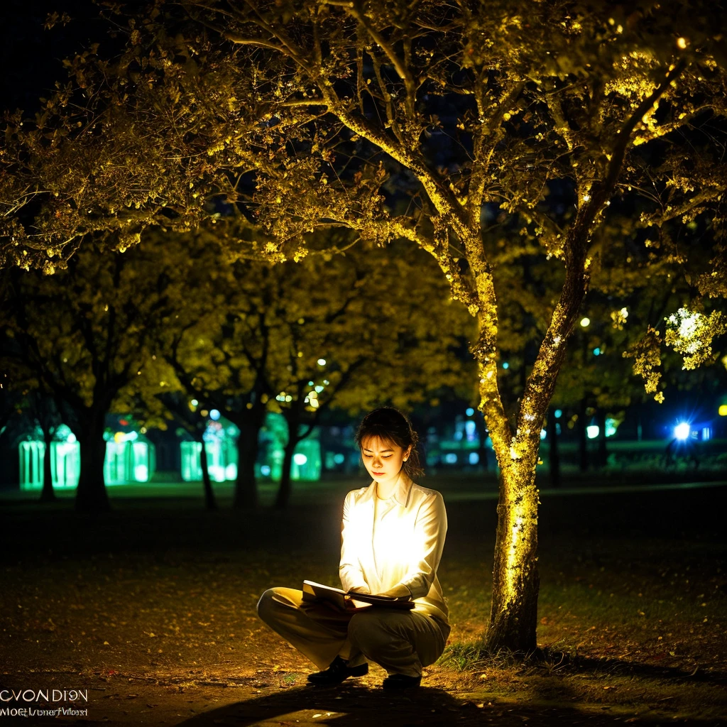 Centered on the themes of truth and salvation、Draw a fruit sculpture in a park at night。This sculpture is、Emitting a soft light、Its glow illuminates the surrounding darkness.。
Before the sculpture、A tired-looking journalist stands。He likes to ponder the pain and truth of life.。Next to him、A dreamy-eyed girl gazes at fruit carvings。Her expression has、It represents a strong desire to seek inner truth and beauty.。
In the background is the scenery of a city park.、Tree swaying in the night wind々The image depicts the dim lights of a city in the distance.。The overall color tone、To express the silence of the night and deep contemplation、Dark blue or deep purple、And use a soft gold color to highlight the light in the sculpture.。
。 High resolution, masterpiece, Highest quality, Intricate details, Very detailed, Clear focus, Delicate skin, practical skin texture, texture, Delicate eyes, Professional, 4K, Shot with Canon, 85mm, Shallow and deep, Kodak Vision Color, Exactly, Very detailed, photograph_\(Extremist\), photographpractical, practical, Post-processing, Maximum details, Roughness, Real Life, Extremist practical, Photorealism, photographgraphy, 8K Ultra HD, photographgraphy