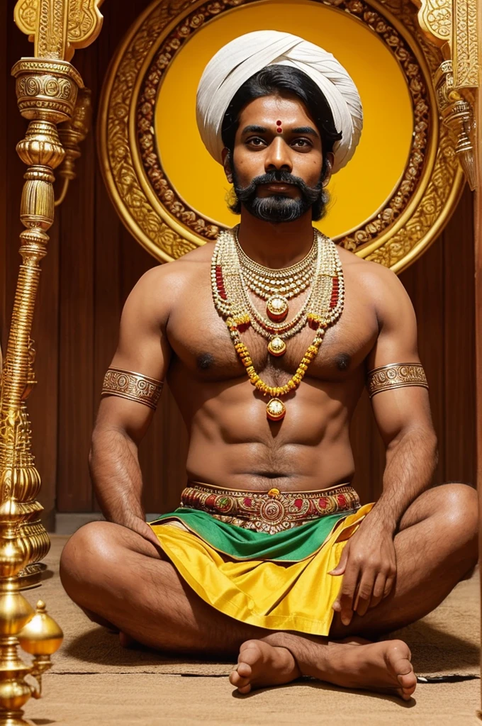Find an image that combines iconic Indian elements with a humorous twist, suitable for a meme page named MasalaMemeMania.