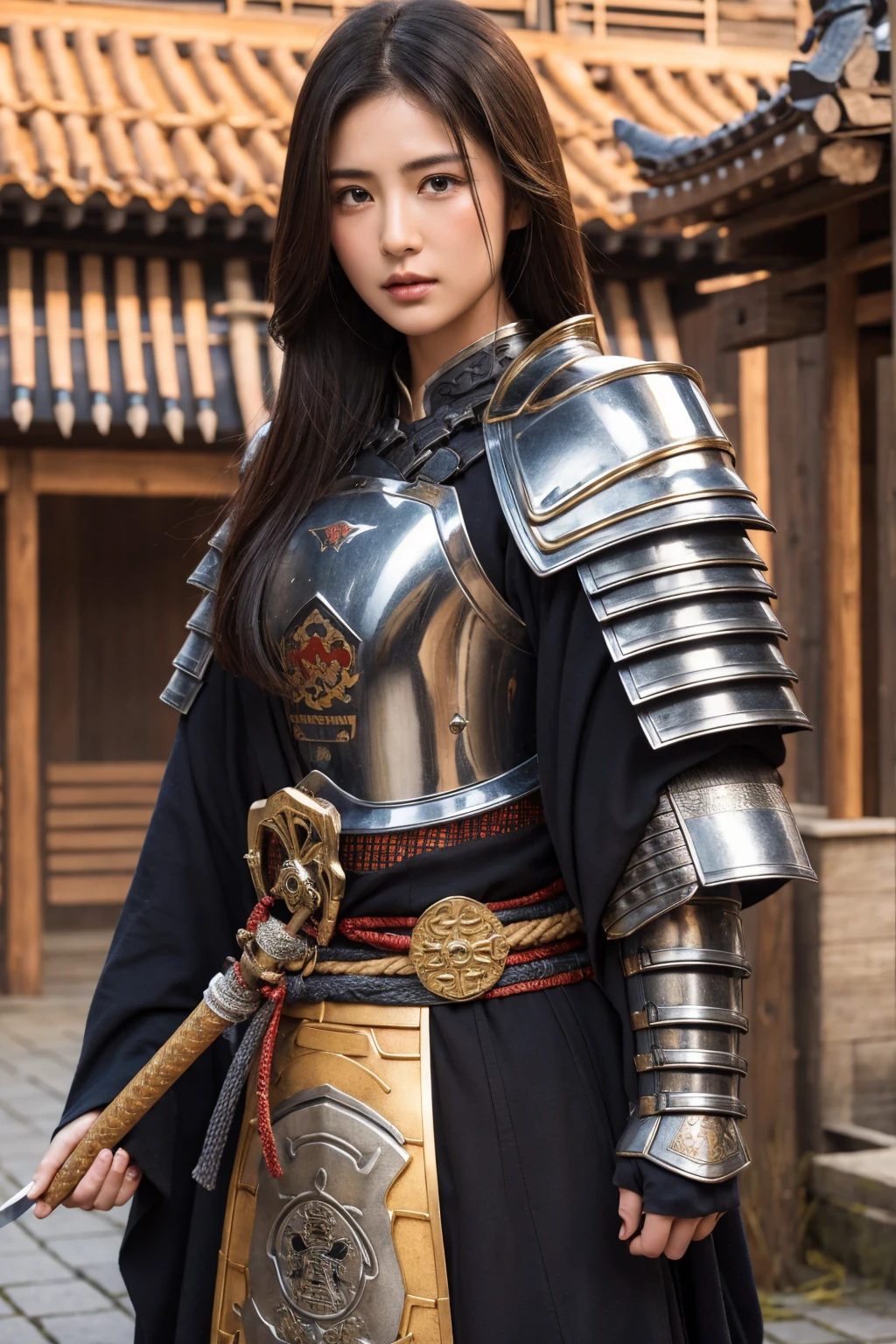 warrior、samurai、knife、armor、Sengoku Warlords、Beautiful woman、pocket