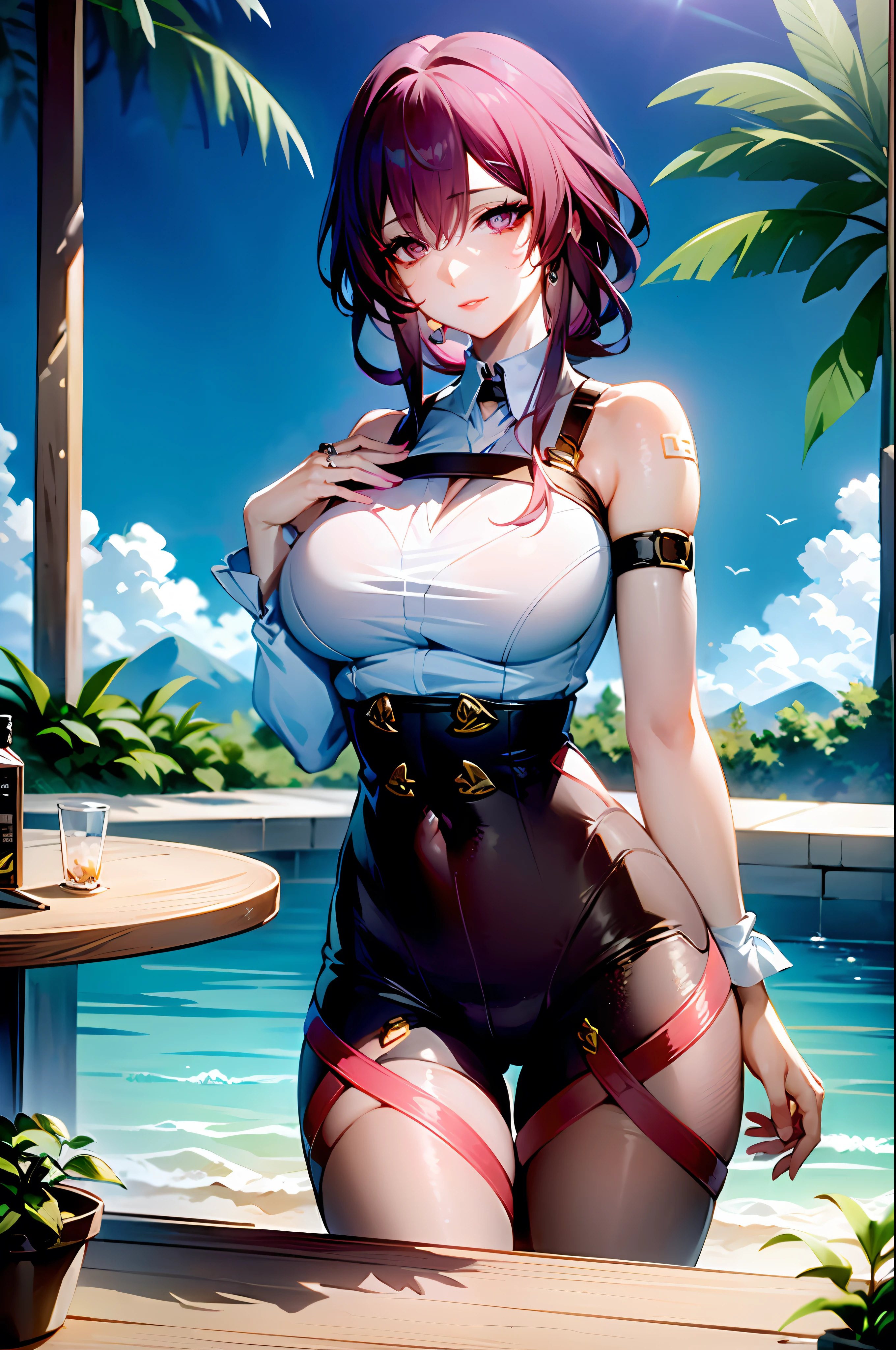 4K，realistically，Very meticulous，There was a girl at the table，she is an anesthesiologist，Anesthesiologist items，Soft clothing，Long white hair，Wear leggings，25 years，full body, lesbian，Wear a patch，nature，smooth，don&#39;t say，orgasmic face