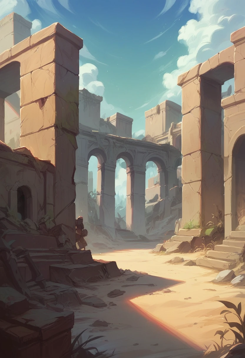 Land of Sand、ruins