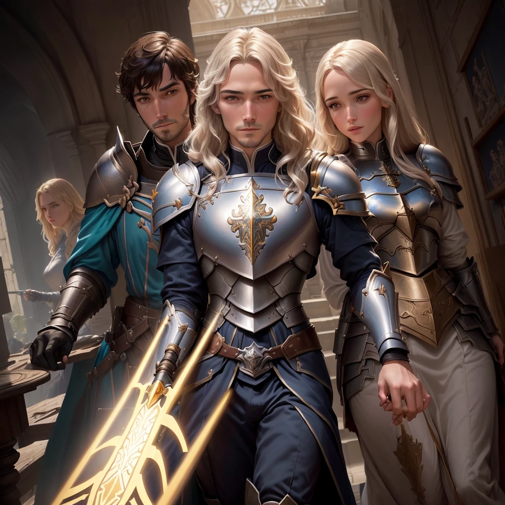 ((high-quality)) ((high-detail)) ((highly-detailed)) ((exquisite)) ((detail)), ((photorealistic)), ((Striking)), ((Stunning)), ((breathtaking)) ((dramatic)) ((masterpiece)), close-up (((grey Drow skin) and white hair)) (((Drow))) ((character concept art)) ((Drizzt Do'Urden)) with a (green cloak) in a (((duel-wielding scimitars swords) Twinkle and Icingdeath)), ((on the streets)) of the ((city of Neverwinter)), ((by Jesper Ejsing)), ((by Jeff Easley)), ((by Frank Frazetta)), ((by Larry Elmore)), attractive Drow ((ranger dnd character portrait)), Handsome, slender, toned, sharp features, ((dark skin)), ((long white hair)), (((leather armor))), (earth tones), R. A. Salvatore book cover art, symmetrical outfit, matching outfit, Pinterest cosplay.