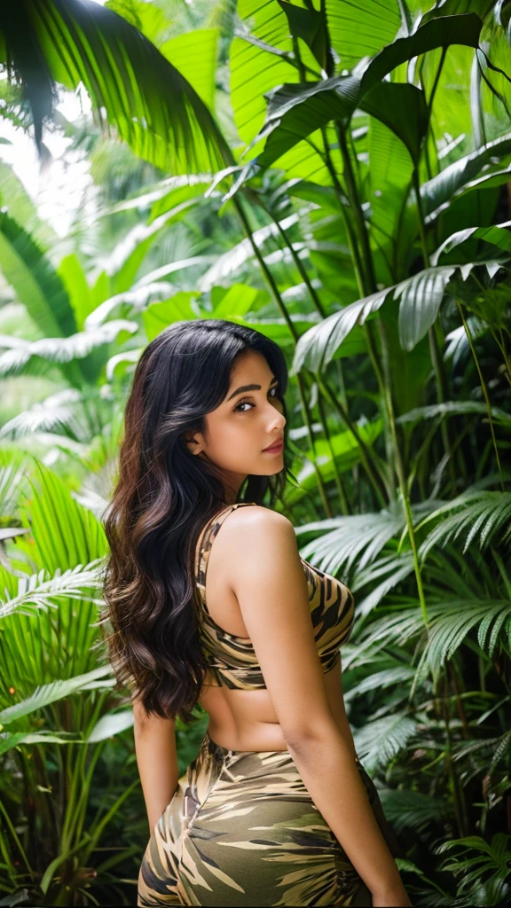 6 feet big ass beautiful indian girl in jungle.
