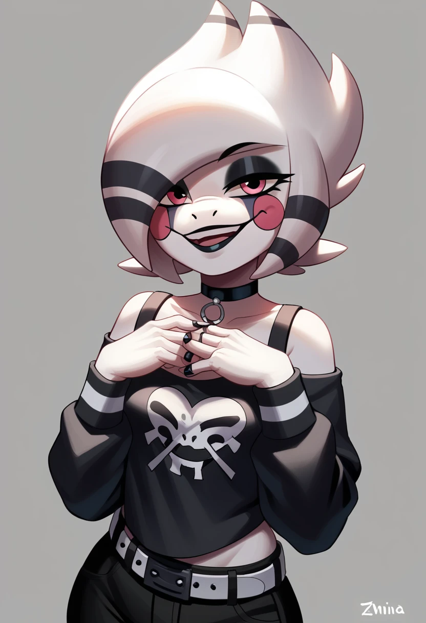 Marie fnia goth dressed in mayo cute photo 4k