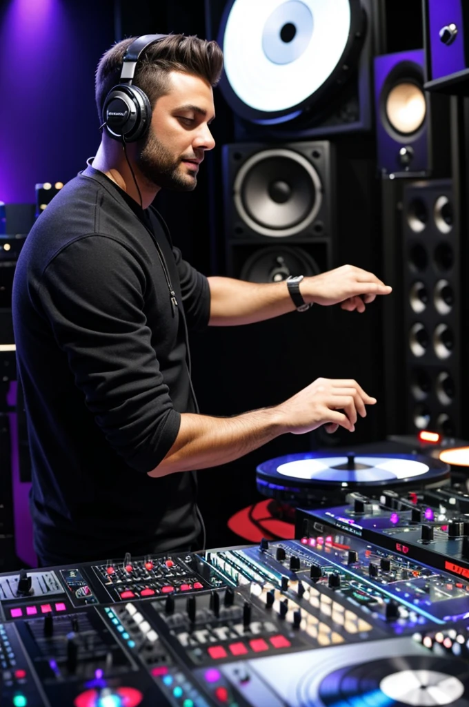 DJ IN THE STUDIO