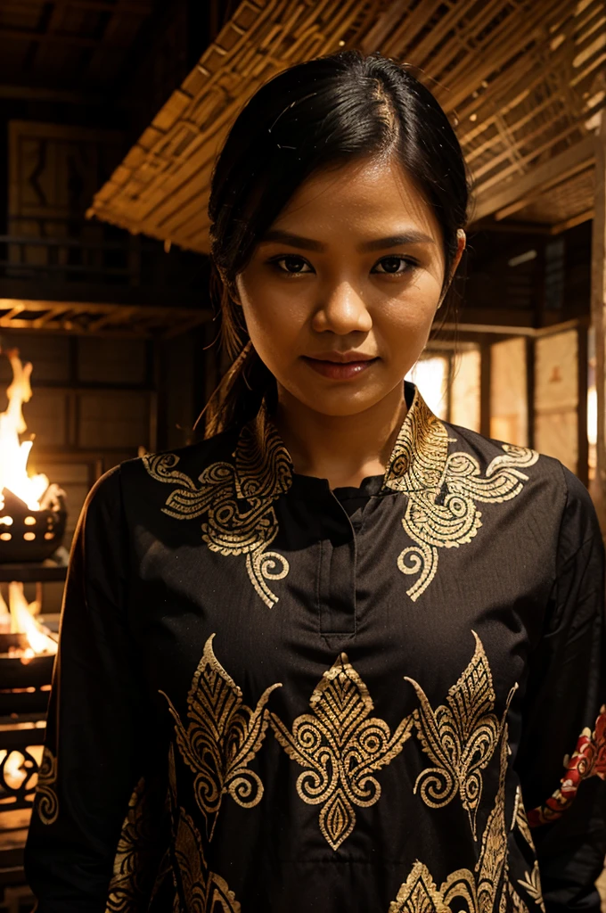 Indonesian batik grille