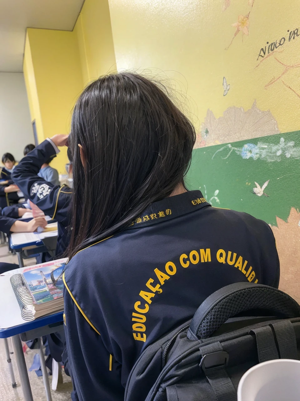 Japanese uniform school room