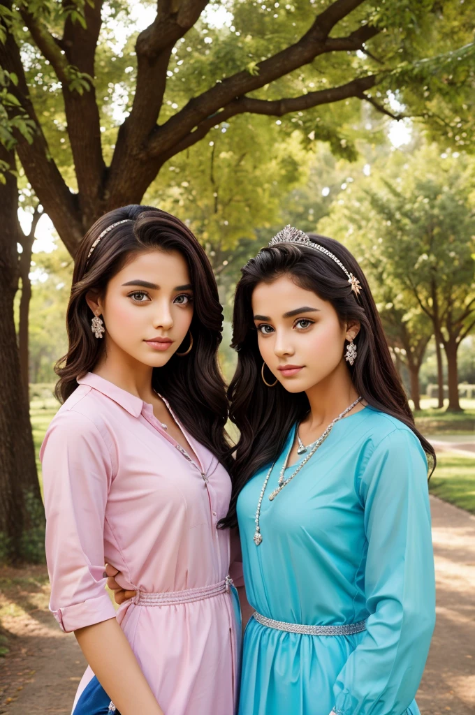 Princess Jasmine with glasses dressed in purple with winged gray of Prince Flin