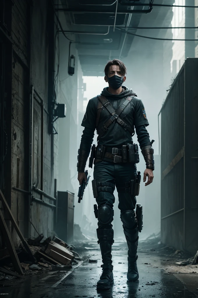 A hero in a dystopian environment 